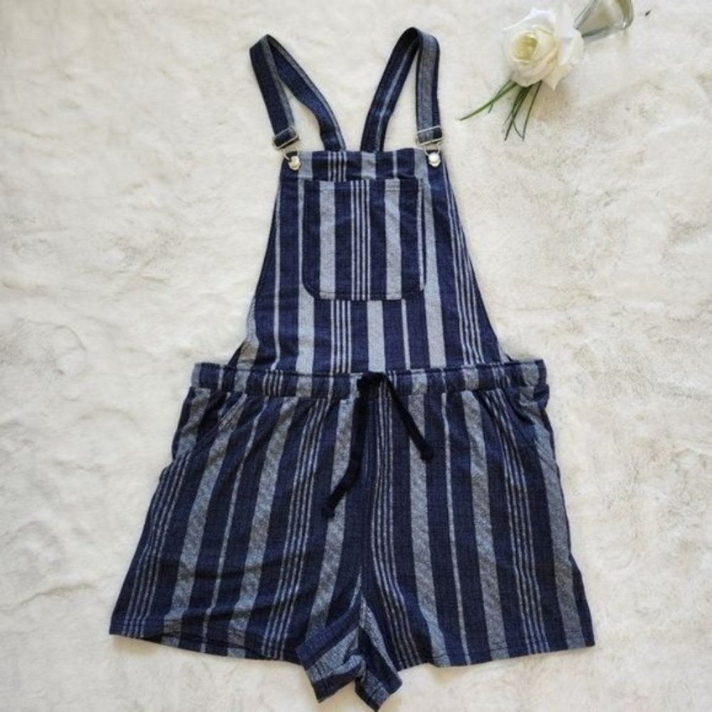 No Boundaries Juniors Shortalls Semi-fitted Dark Navy Str - Picture 7 of 15